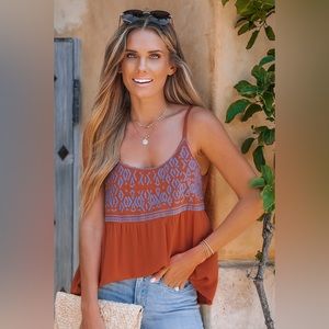 NWT 100%Rayon tank babydoll fit